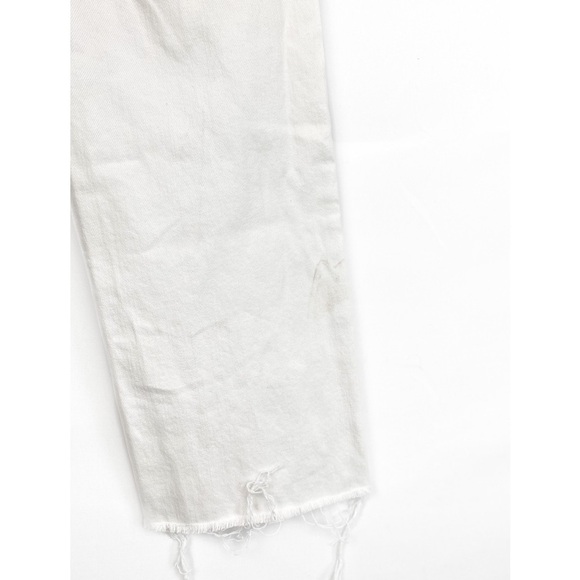 Joe's Jeans The Niki Mid-Rise Boyfriend White‎ Denim Distressed Jeans - Size 23 - Picture 11 of 11